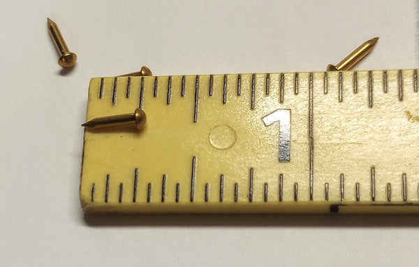 Solid Brass Escutcheon Pin #18 x 1/4 inch