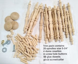 Doll Cradle Plan Pedestal Style sku# 357