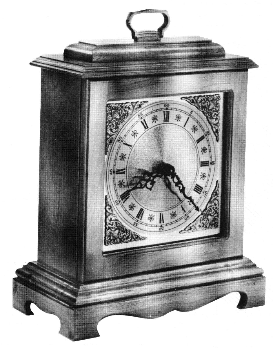 Bracket Clock Plan 285 Woodworking Plans & Supply by Armor Crafts