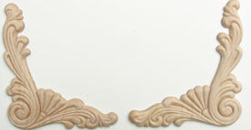 Embossed Appliques<br>size each 3-5/8" x 4-1/8"