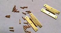 Solid Brass MICRO H  Dollhouse Hinge 5/16" x 9/16"