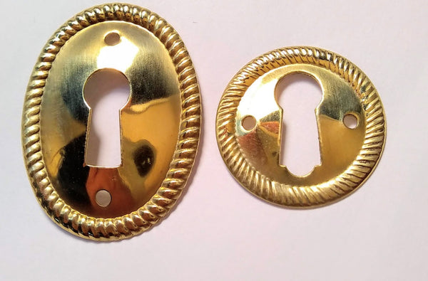 Polished Brass Key Hole Cover