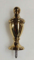 Solid Brass Clock Finial 2-3/4" sku 24426