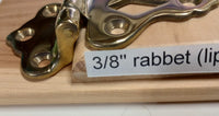 Brass Ice Box Hinge sku#61500