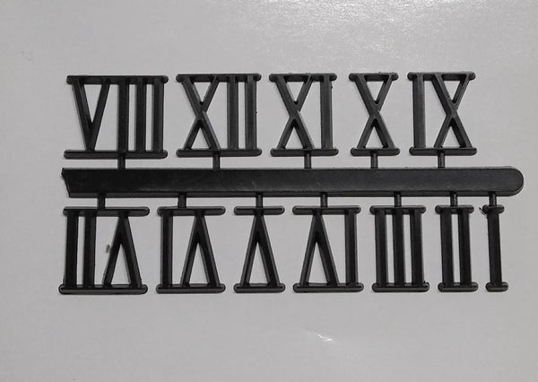 Self Stick Black Roman Numerals
