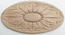 Embossed Oval<br> 2-1/8" x 4-3/8"