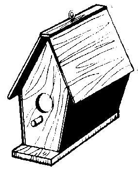 Traditional Birdhouse PLAN sku#612