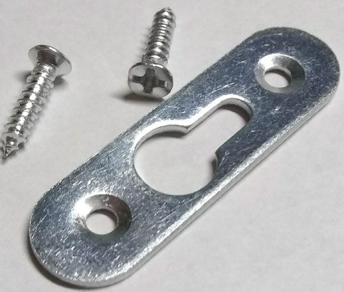Keyhole Slot Hanger w screws sku#740156