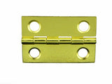 Brass Plated Hinge 1" x 1-1/2" sku#78035
