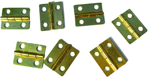 Brass Plated Hinge 3/4 x 5/8 sku#78050 – Woodworking Plans & Supply by Armor  Crafts