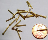 Brass Plated Escutcheon Pin 1/2" x #18 sku #95011
