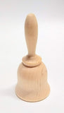 Solid Wood Bell 2-1/8" High