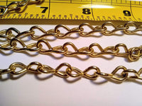 Brass Plated Chain 16 Gauge sku#CHAIN16