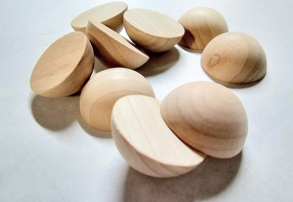 Wood Crafting  Woodpile Fun! Round Wood Balls • Emprendiendoen