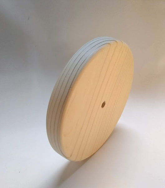 Large Pine Wood Toy Wheel 5-1/8" x 3/4" Thick