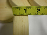 Large Pine Wood Toy Wheel 5-1/8" x 5/4" (1-5/32") Thick